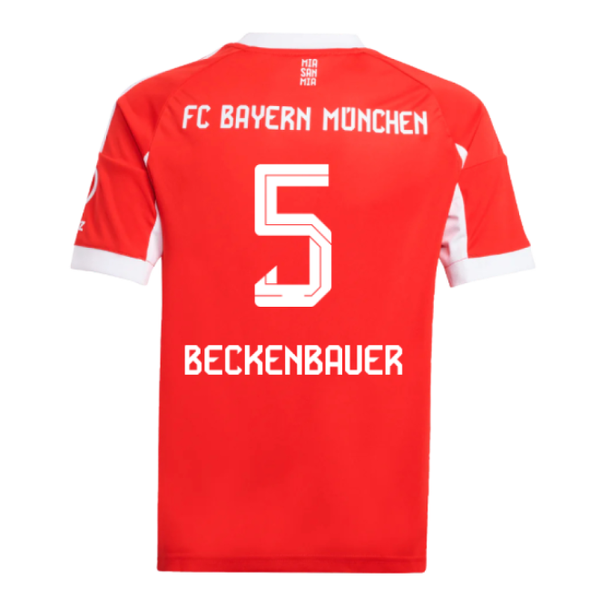 2025-2026 Bayern Munich Home Shirt (Kids) (Beckenbauer 5)