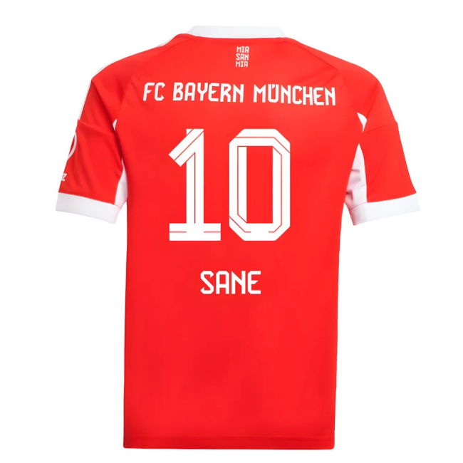 2025-2026 Bayern Munich Home Shirt (Kids) (Sane 10)