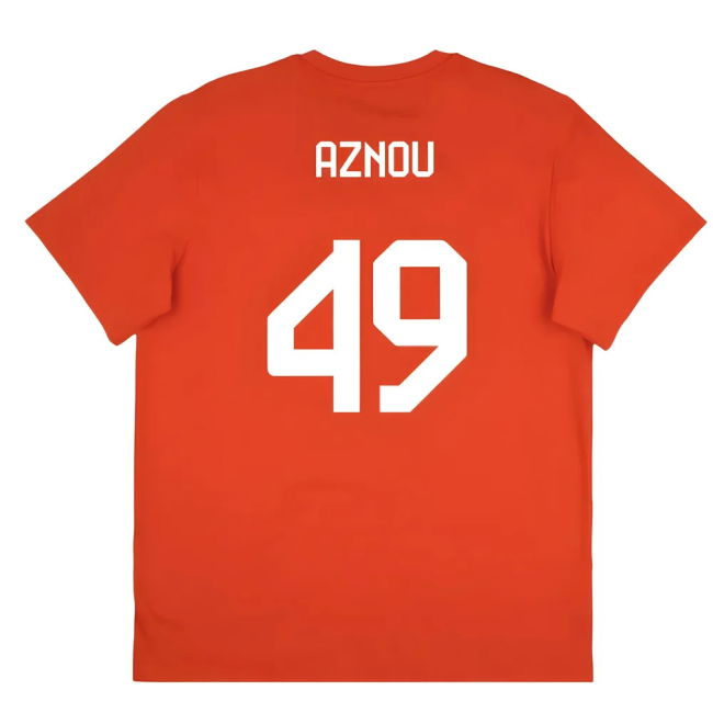 2025-2026 Bayern Munich Seasonal Graphic Tee (Red) (Aznou 49)