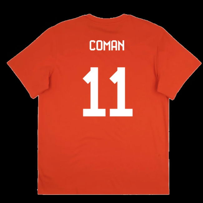2025-2026 Bayern Munich Seasonal Graphic Tee (Red) (Coman 11)