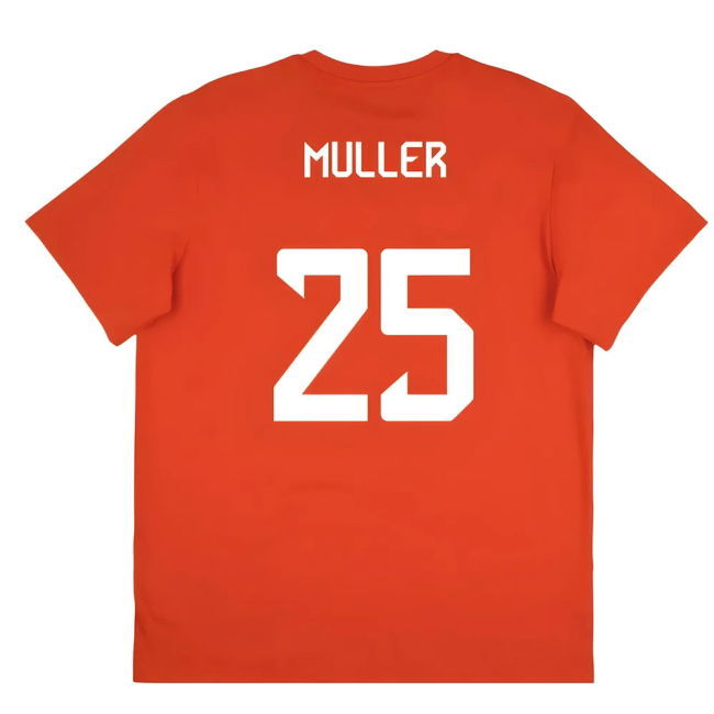 2025-2026 Bayern Munich Seasonal Graphic Tee (Red) (Muller 25)