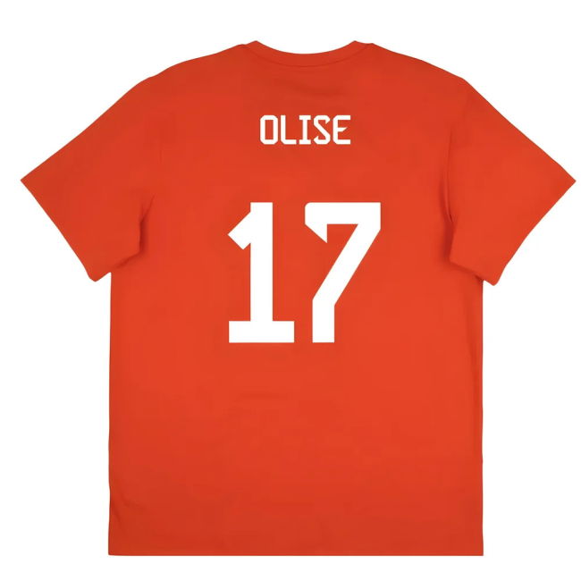 2025-2026 Bayern Munich Seasonal Graphic Tee (Red) (Olise 17)