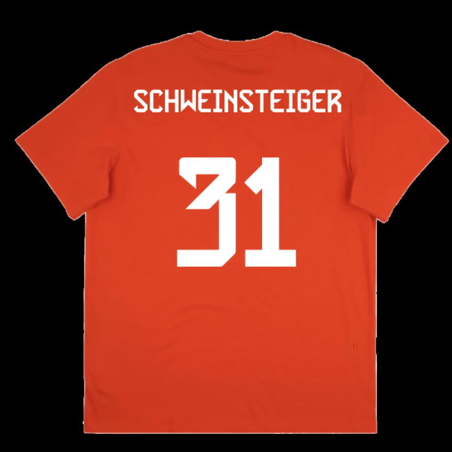 2025-2026 Bayern Munich Seasonal Graphic Tee (Red) (Schweinsteiger 31)