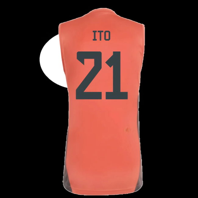 2025-2026 Bayern Munich Sleeveless Jersey (Easy Coral) (Ito 21)
