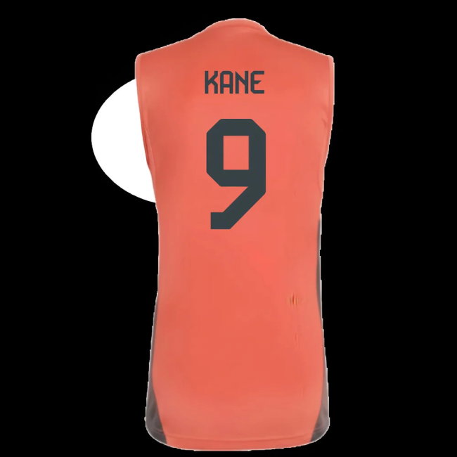 2025-2026 Bayern Munich Sleeveless Jersey (Easy Coral) (Kane 9)