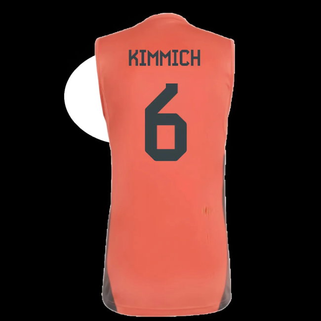 2025-2026 Bayern Munich Sleeveless Jersey (Easy Coral) (Kimmich 6)