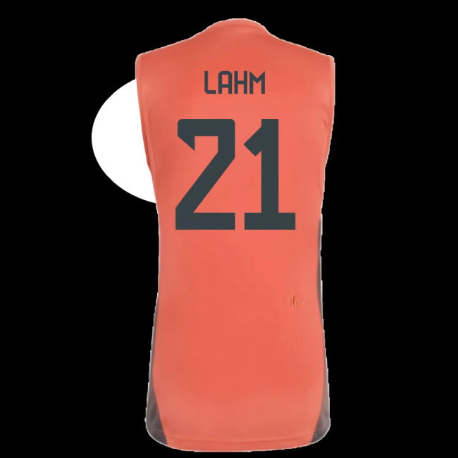 2025-2026 Bayern Munich Sleeveless Jersey (Easy Coral) (Lahm 21)