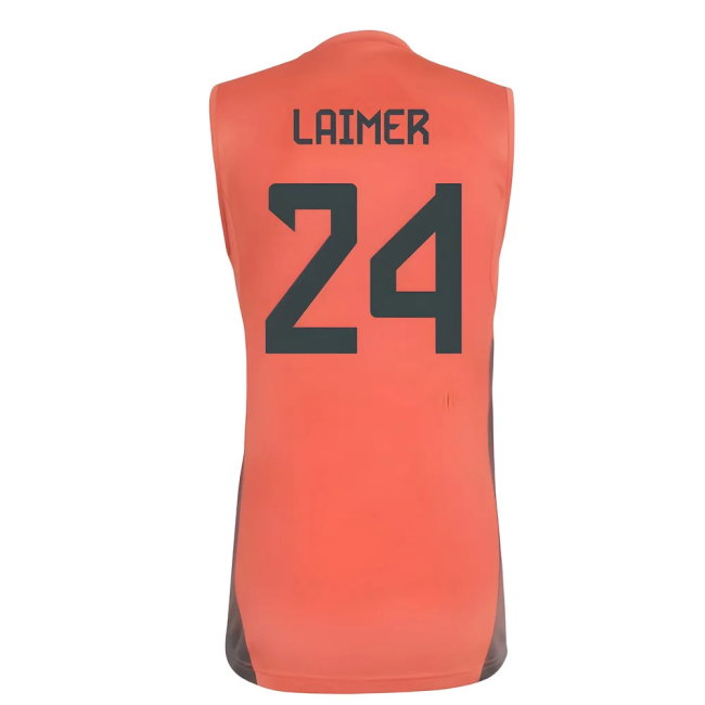 2025-2026 Bayern Munich Sleeveless Jersey (Easy Coral) (Laimer 24)
