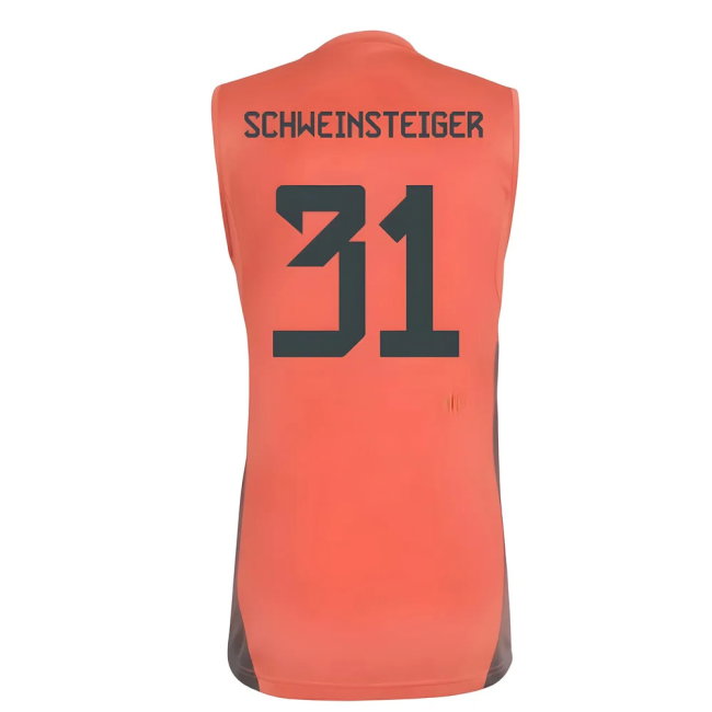 2025-2026 Bayern Munich Sleeveless Jersey (Easy Coral) (Schweinsteiger 31)