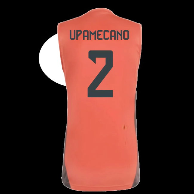 2025-2026 Bayern Munich Sleeveless Jersey (Easy Coral) (Upamecano 2)