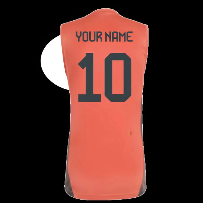 2025-2026 Bayern Munich Sleeveless Jersey (Easy Coral) (Your Name)