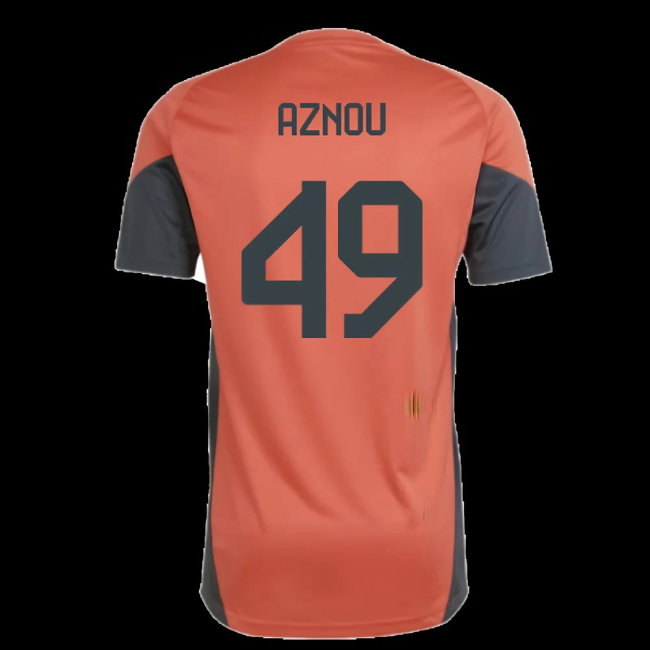 2025-2026 Bayern Munich Training Shirt (Easy Coral) (Aznou 49)
