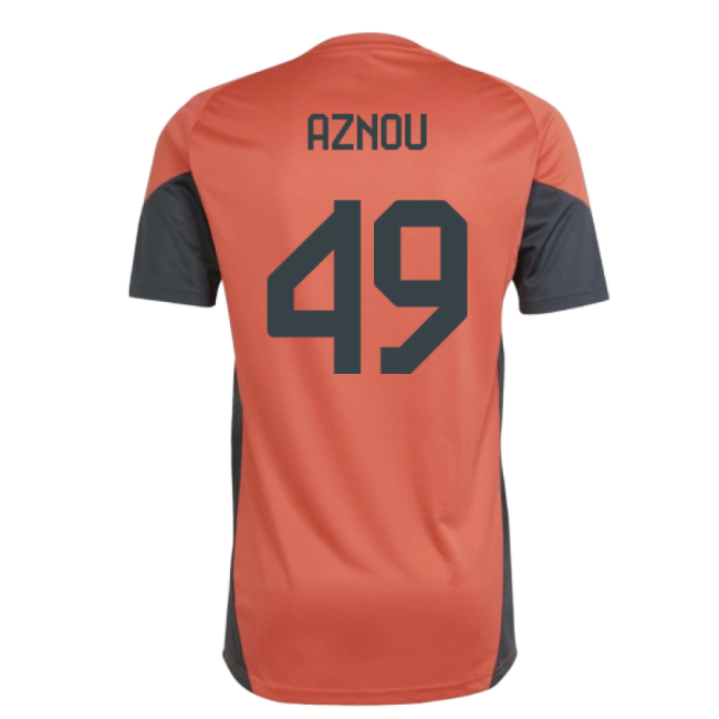 2025-2026 Bayern Munich Training Shirt (Easy Coral) (Aznou 49)