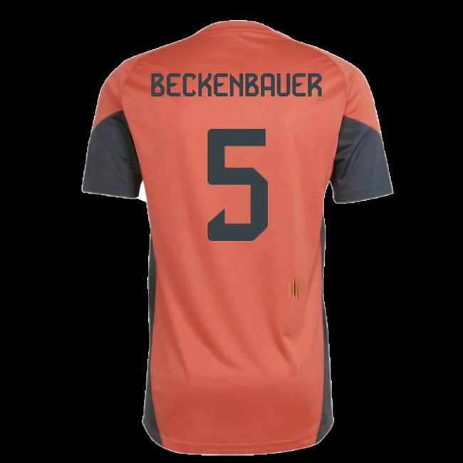 2025-2026 Bayern Munich Training Shirt (Easy Coral) (Beckenbauer 5)