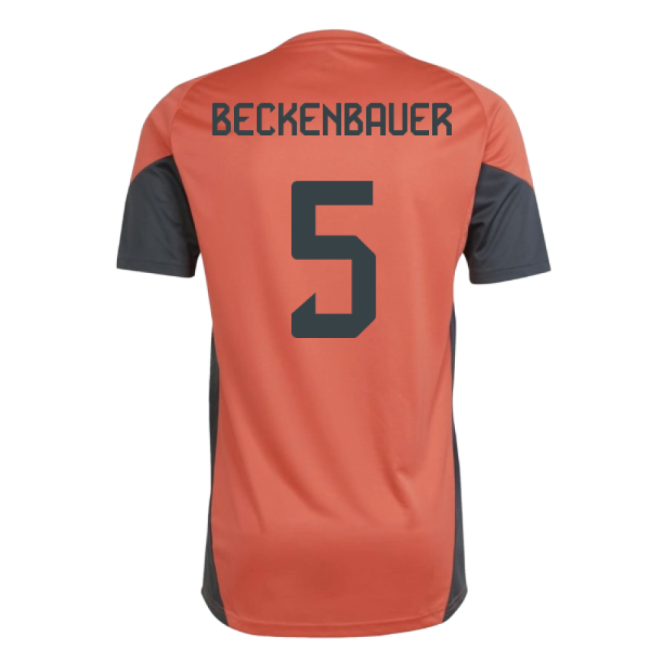2025-2026 Bayern Munich Training Shirt (Easy Coral) (Beckenbauer 5)