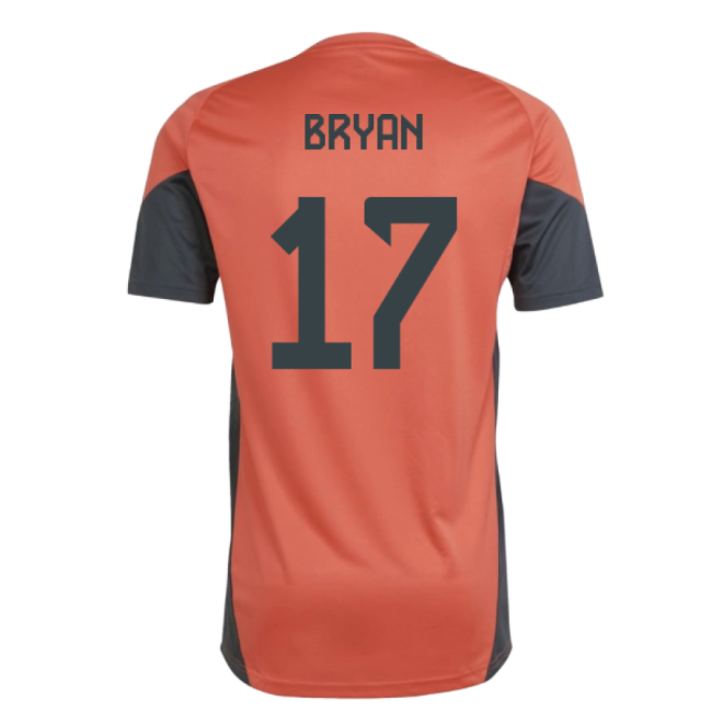 2025-2026 Bayern Munich Training Shirt (Easy Coral) (Bryan 17)