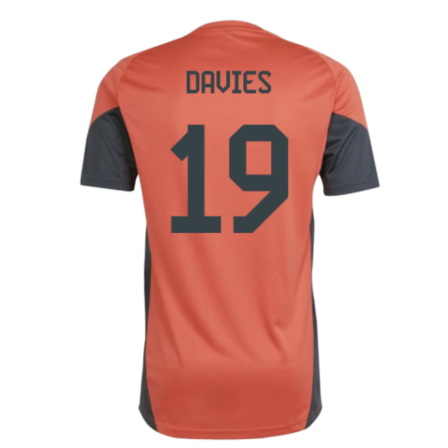 2025-2026 Bayern Munich Training Shirt (Easy Coral) (Davies 19)