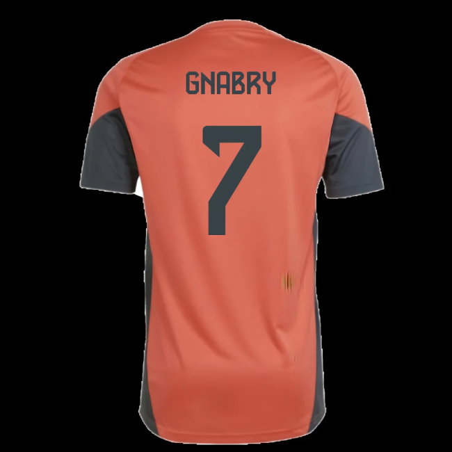 2025-2026 Bayern Munich Training Shirt (Easy Coral) (Gnabry 7)