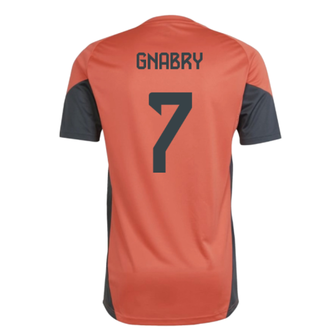 2025-2026 Bayern Munich Training Shirt (Easy Coral) (Gnabry 7)