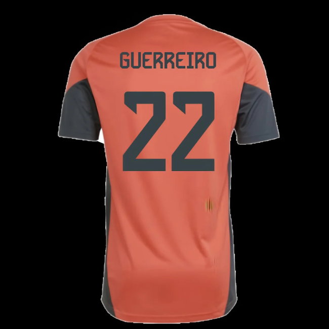 2025-2026 Bayern Munich Training Shirt (Easy Coral) (Guerreiro 22)