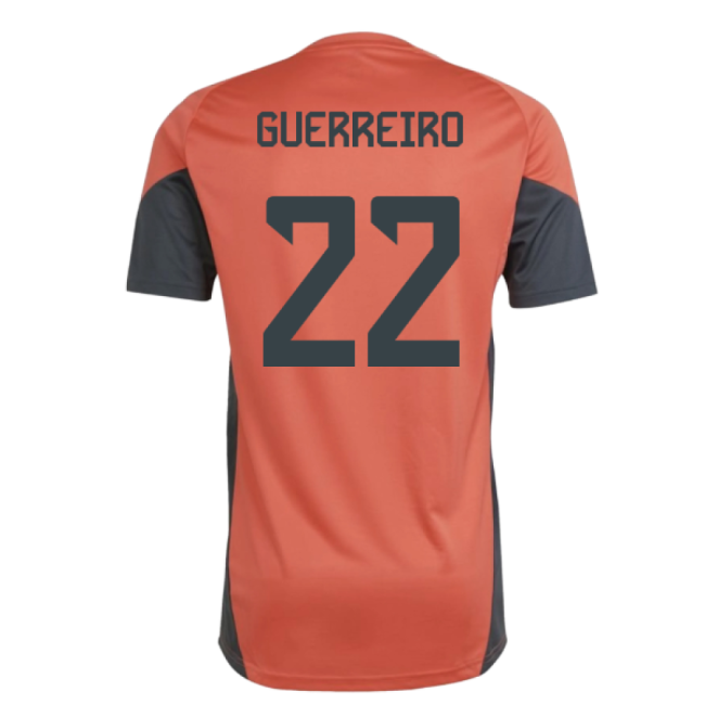 2025-2026 Bayern Munich Training Shirt (Easy Coral) (Guerreiro 22)