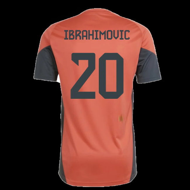 2025-2026 Bayern Munich Training Shirt (Easy Coral) (Ibrahimovic 20)