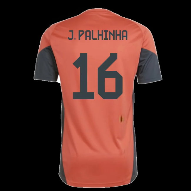 2025-2026 Bayern Munich Training Shirt (Easy Coral) (J. Palhinha 16)