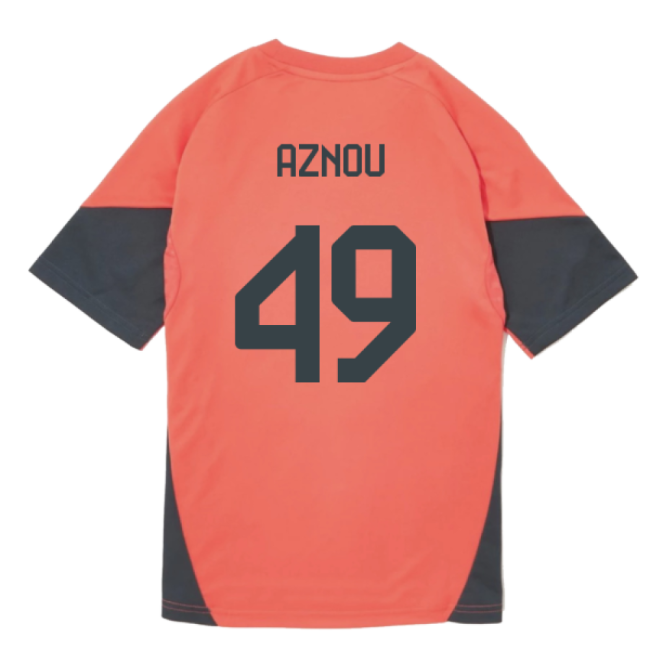 2025-2026 Bayern Munich Training Shirt (Easy Coral) - Kids (Aznou 49)