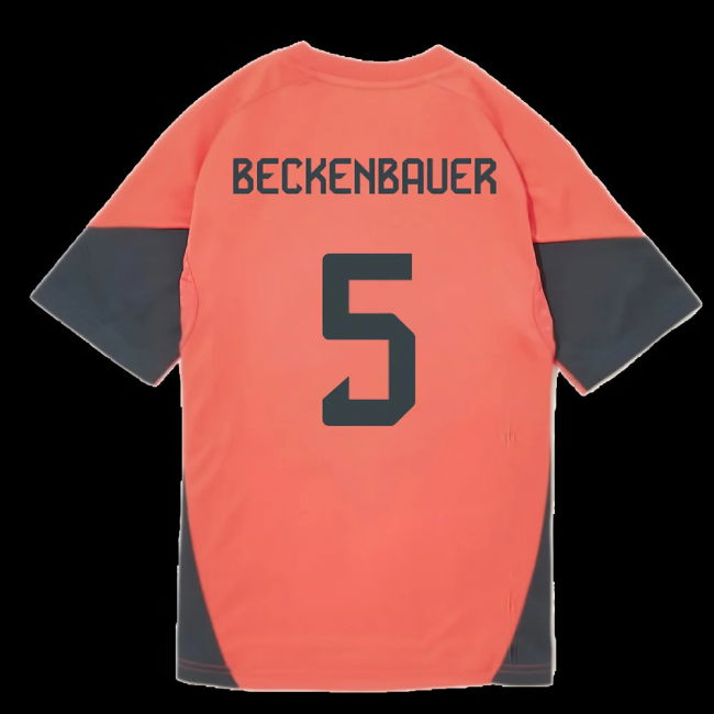 2025-2026 Bayern Munich Training Shirt (Easy Coral) - Kids (Beckenbauer 5)