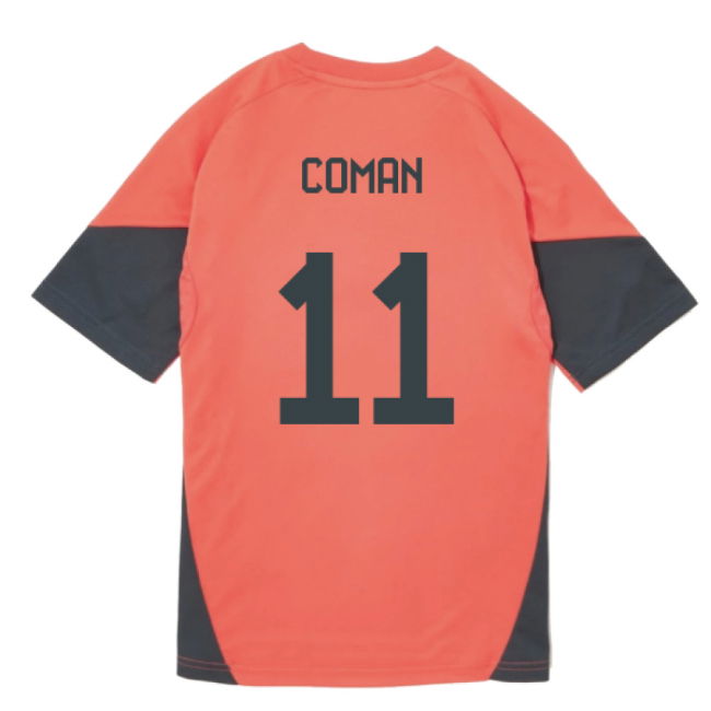 2025-2026 Bayern Munich Training Shirt (Easy Coral) - Kids (Coman 11)