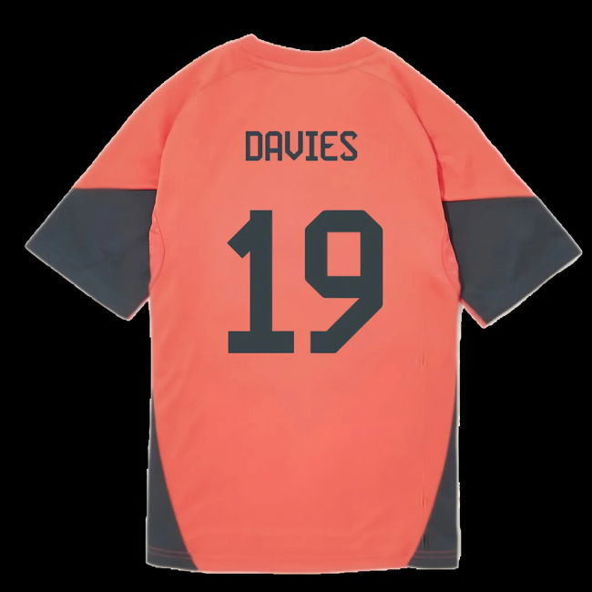 2025-2026 Bayern Munich Training Shirt (Easy Coral) - Kids (Davies 19)