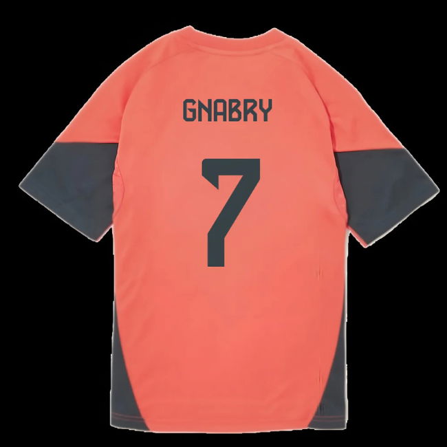 2025-2026 Bayern Munich Training Shirt (Easy Coral) - Kids (Gnabry 7)