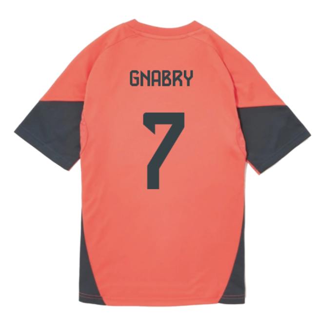 2025-2026 Bayern Munich Training Shirt (Easy Coral) - Kids (Gnabry 7)