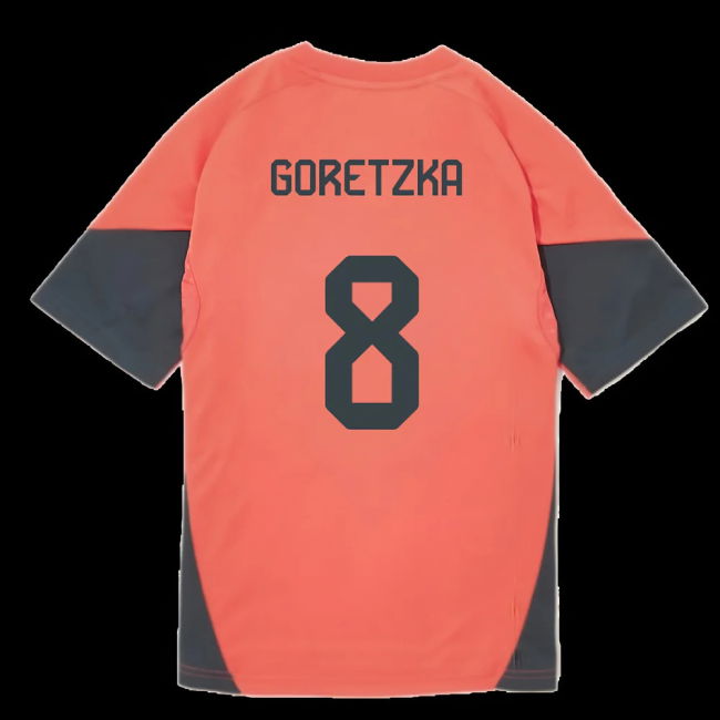 2025-2026 Bayern Munich Training Shirt (Easy Coral) - Kids (Goretzka 8)
