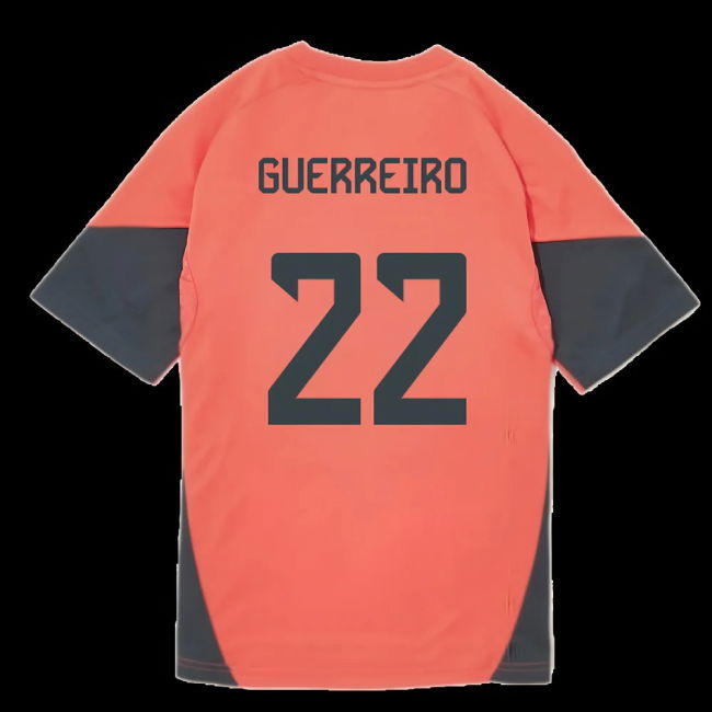 2025-2026 Bayern Munich Training Shirt (Easy Coral) - Kids (Guerreiro 22)