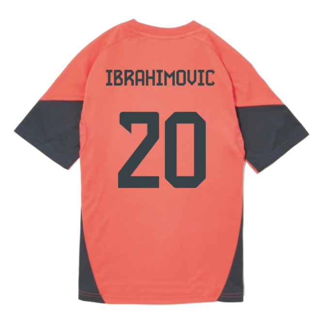 2025-2026 Bayern Munich Training Shirt (Easy Coral) - Kids (Ibrahimovic 20)