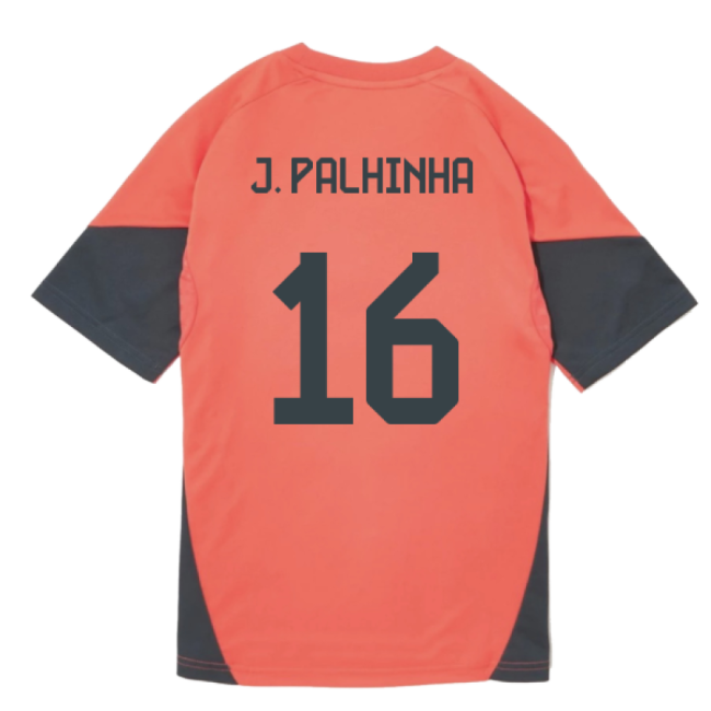 2025-2026 Bayern Munich Training Shirt (Easy Coral) - Kids (J. Palhinha 16)