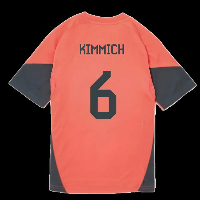 2025-2026 Bayern Munich Training Shirt (Easy Coral) - Kids (Kimmich 6)