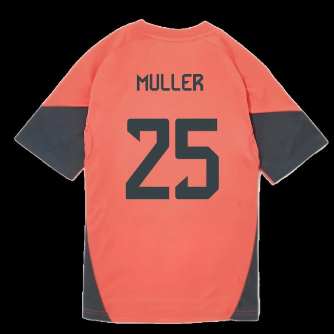 2025-2026 Bayern Munich Training Shirt (Easy Coral) - Kids (Muller 25)