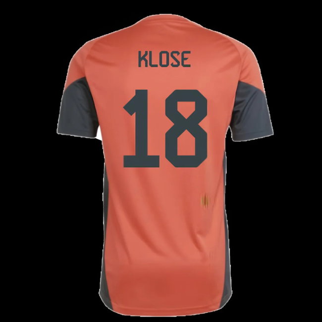 2025-2026 Bayern Munich Training Shirt (Easy Coral) (Klose 18)