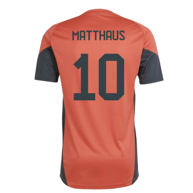 2025-2026 Bayern Munich Training Shirt (Easy Coral) (Matthaus 10)