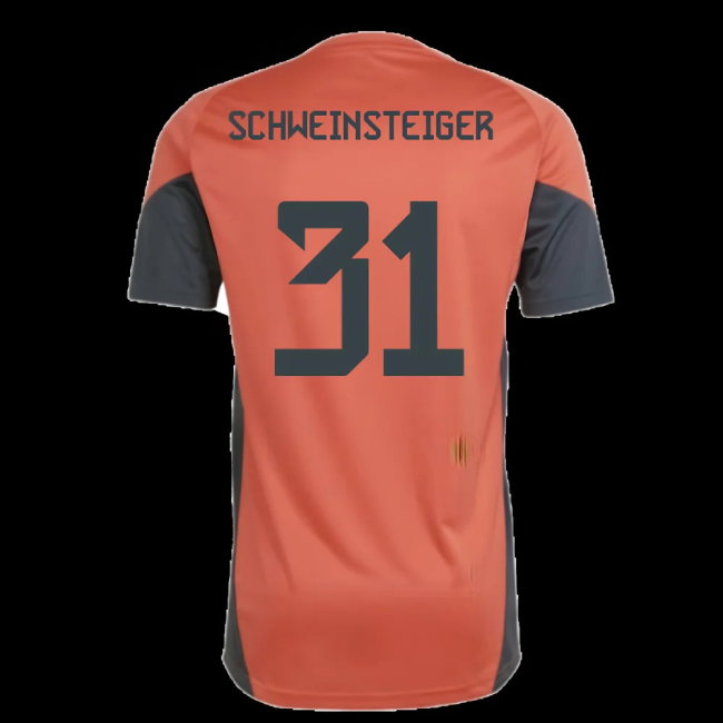 2025-2026 Bayern Munich Training Shirt (Easy Coral) (Schweinsteiger 31)