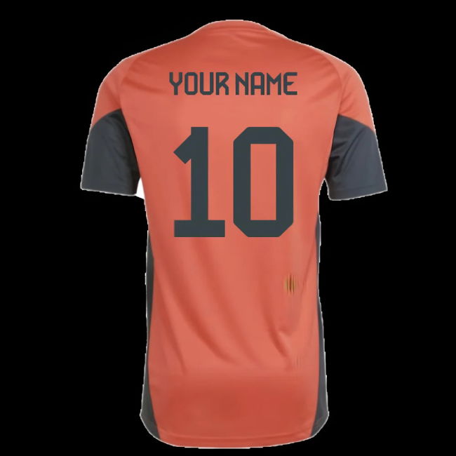 2025-2026 Bayern Munich Training Shirt (Easy Coral) (Your Name)