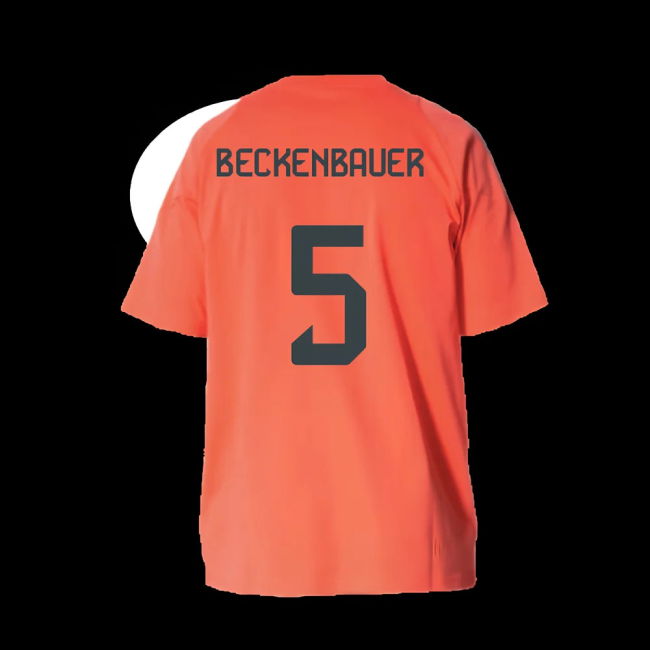 2025-2026 Bayern Munich Training Tee (Easy Coral) - Kids (Beckenbauer 5)