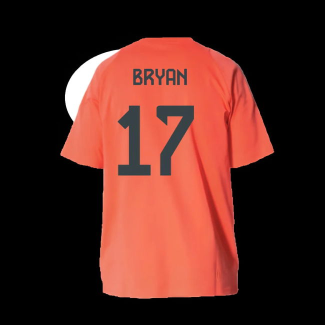 2025-2026 Bayern Munich Training Tee (Easy Coral) - Kids (Bryan 17)
