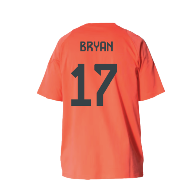 2025-2026 Bayern Munich Training Tee (Easy Coral) - Kids (Bryan 17)