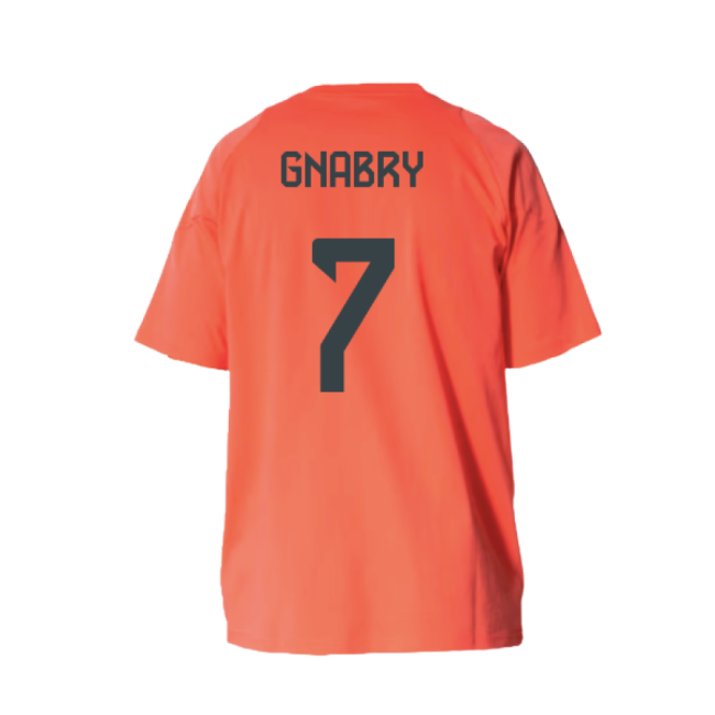2025-2026 Bayern Munich Training Tee (Easy Coral) - Kids (Gnabry 7)