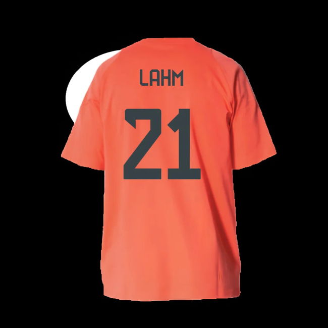 2025-2026 Bayern Munich Training Tee (Easy Coral) - Kids (Lahm 21)