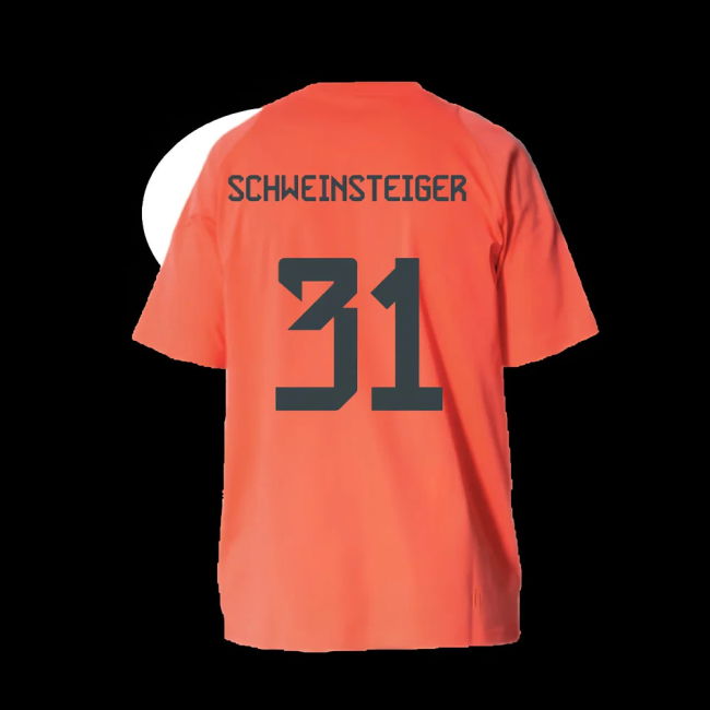 2025-2026 Bayern Munich Training Tee (Easy Coral) - Kids (Schweinsteiger 31)