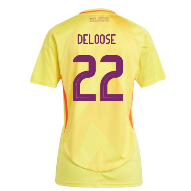 2025-2026 Belgium Womens Team Away Shirt (Ladies) (Deloose 22)
